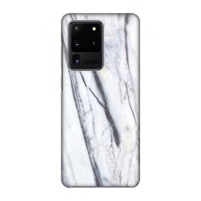 Gestreepte marmer: Volledig geprint Samsung Galaxy S20 Ultra Hoesje
