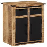 Dressoir met 2 lades 55x35x60 cm massief mangohout