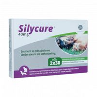Silycure 40 mg tabletten voor katten en kleine honden 3 x 60 tabletten