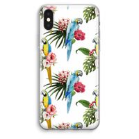 Kleurrijke papegaaien: iPhone XS Max Transparant Hoesje