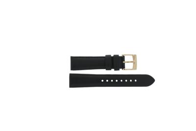 Horlogeband Marc by Marc Jacobs MJ1565 Leder Zwart 18mm