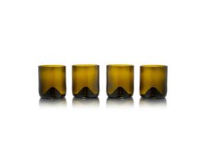 Rebottled Trinkglas Olive 230ml 4er Set 330 ml 4 stuk(s)
