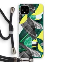 Fantasie jungle: Pixel 4 XL Transparant Hoesje met koord