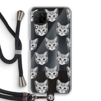 Kitten: Huawei P40 Lite Transparant Hoesje met koord