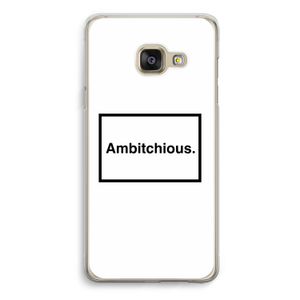 Ambitchious: Samsung Galaxy A3 (2016) Transparant Hoesje