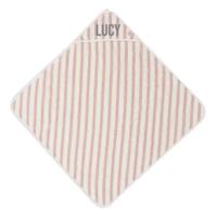 'Jollein Badcape Stripe Terry - Wild Rose' | Luxe cadeaus