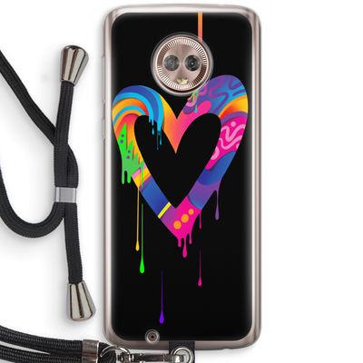 Melts My Heart: Motorola Moto G6 Transparant Hoesje met koord