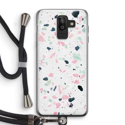 Terrazzo N°3: Samsung Galaxy J8 (2018) Transparant Hoesje met koord Terrazzo N°3: Samsung Galaxy J8 (2018) Transparant Hoesje met koord