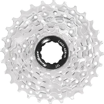 Sunrace csm63 7 speed cassette 12-28t zilver in box