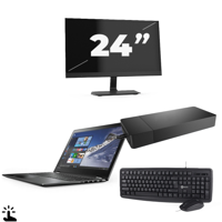 Microsoft Surface Laptop 4 - Intel Core i7-11e Generatie - 13 inch - Touch - 16GB RAM - 128GB SSD - Windows 11 Home + 1x 24 inch Monitor