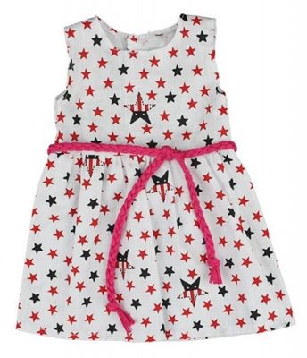 Gerardo's Toys babypoppenjurk Stars 46 cm wit Gerardo's Toys babypoppenjurk Stars 46 cm wit