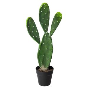 Atmosphera cactus kunstplant in kunststof pot 60 cm   -