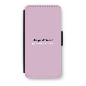gij moogt er zijn: iPhone 8 Flip Hoesje