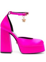 Versace escarpins satinés Medusa Aevitas 125 mm - Rose