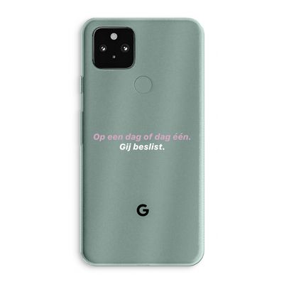 gij beslist: Google Pixel 5a 5G Transparant Hoesje