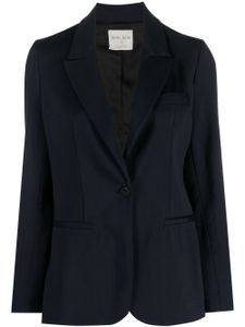 Forte Forte blazer à simple boutonnage - Bleu