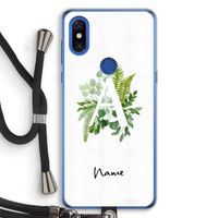 Green Brush: Xiaomi Mi Mix 3 Transparant Hoesje met koord