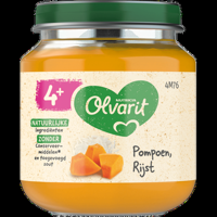 Olvarit 4+ Maanden Pompoen Rijst 125g bij Jumbo