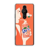 Peach please!: Sony Xperia Pro-I Transparant Hoesje