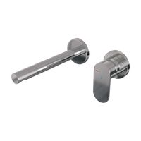 Inbouw Wastafelmengkraan Brauer Chrome Edition Coldstart Rechte Uitloop Platte Hendel Rechts Chroom Met Rozetten