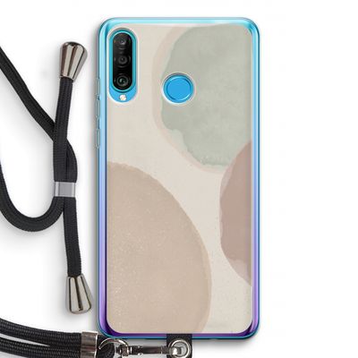 Geo #8: Huawei P30 Lite Transparant Hoesje met koord