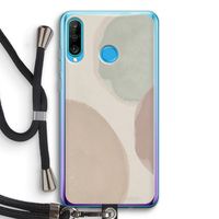 Geo #8: Huawei P30 Lite Transparant Hoesje met koord