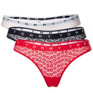 Tommy Hilfiger 3 stuks Logo Lace Thong