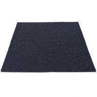 Sportschool Vloer Beschermingsmatten Rubber 4 matten + 8 eindstukken Blauw