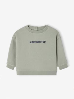Personaliseerbare baby sweater saliegroen