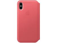 Apple MRX12ZM/A Apple Leather Folio Case iPhone Xs Peony Pink