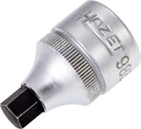 HAZET Dopsleutelbit 985-8 · 1/2 inch (12,5 mm) vierkant hol · Binnen-zeskant-profiel · SW 8 mm