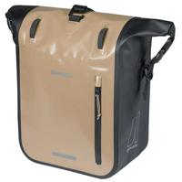 Enkele fietstas Basil Rivo M tarpaulin MIK 12-15L 14 x 25 x 38 cm - zand/zwart