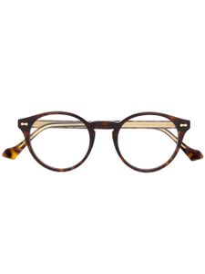 Gucci Eyewear lunettes de vue à monture ronde - Marron