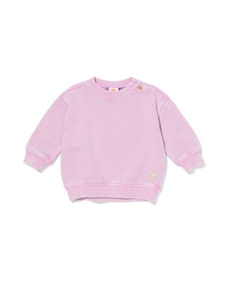 HEMA Babytrui sweatstof paars (paars)