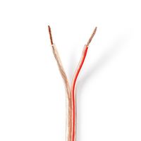 Nedis Speaker-Kabel | 2x 2.50 mm² | 25 m | Transparant | 1 stuks - CABR2500TR250 CABR2500TR250