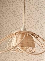 Elektrische kabel en fitting voor lampen beige