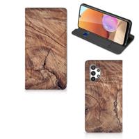 Samsung Galaxy A32 4G | A32 5G Enterprise Editie Book | Wallet Case | Tree Trunk Samsung Galaxy A32 4G | A32 5G Enterprise Editie Book | Wallet Case | Tree Trunk