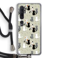 Katten: Xiaomi Mi Note 10 Pro Transparant Hoesje met koord