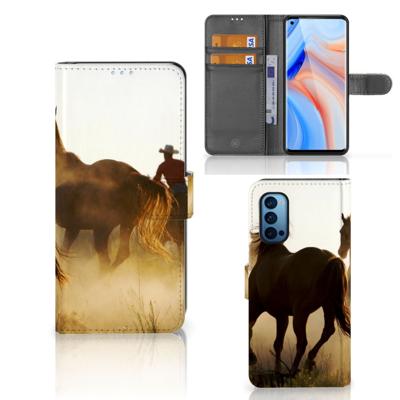 OPPO Reno 4 Pro 5G | Telefoonhoesje | Met pasjeshouder | Design Cowboy