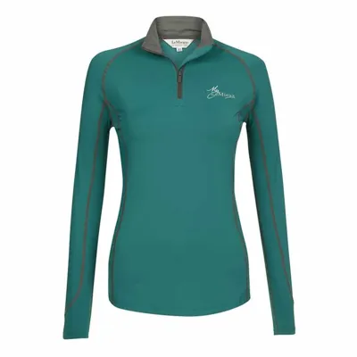 LeMieux Climate Base Layer techshirt petrol maat:xs LeMieux Climate Base Layer techshirt petrol maat:xs