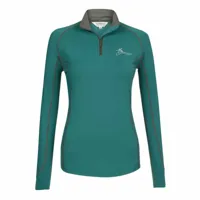 LeMieux Climate Base Layer techshirt petrol maat:xs