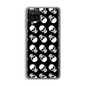 Musketon Skulls: Samsung Galaxy A12 Transparant Hoesje