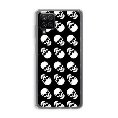 Musketon Skulls: Samsung Galaxy A12 Transparant Hoesje