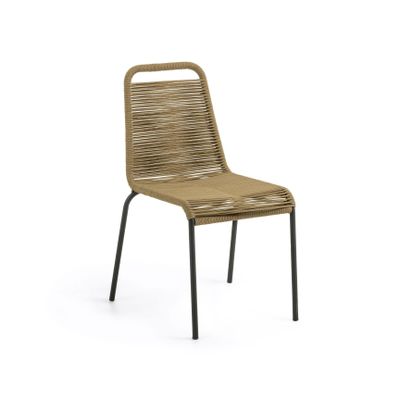 Kave Home Lambton eetkamerstoel Bruin