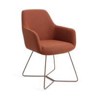 Jesper Home Eetkamerstoel 'Hiroo' Beehive Rose, kleur Hearth Harmony