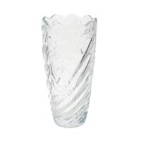 Gerimport Bloemenvaas - helder glas - D12 x 25 cm   -
