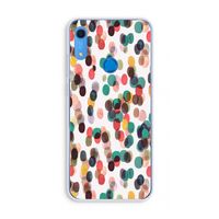 Tropical Dots: Huawei Y6s Transparant Hoesje