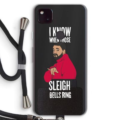 Sleigh Bells Ring: Pixel 4a 5G Transparant Hoesje met koord
