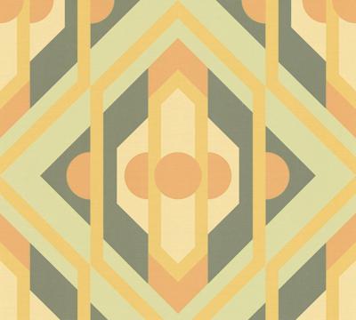 AS Creation Retro Chic - Groen - Retro - 395312