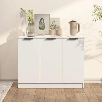 Dressoir 90,5x30x70 cm bewerkt hout wit